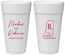 Personalized Wedding 24 oz Foam Cups - Mississippi | 123