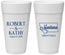 Personalized Wedding 24 oz Foam Cups - Montana | 125