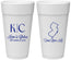 Personalized Wedding 24 oz Foam Cups - New Jersey | 129