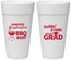 Personalized Graduation 24 oz Foam Cups - Class Of 2027 Bbq | 130007
