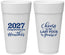 Personalized Graduation 24 oz Foam Cups - Class Of 2027 Last Four Years | 130023