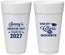 Personalized Graduation 24 oz Foam Cups - Class Of 2027 Kiss Class Goodbye | 130028
