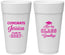 Personalized Graduation 24 oz Foam Cups - Class Of 2027 Kiss Class Goodbye | 130029