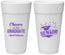 Personalized Graduation 24 oz Foam Cups - Class Of 2027 Cheers Graduate | 130035