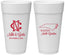 Personalized Wedding 24 oz Foam Cups - North Carolina | 132