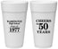 Personalized Class Reunion 24 oz Foam Cups - Class Of 1977 50 Year | 140004