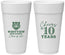 Personalized Class Reunion 24 oz Foam Cups - Class Of 2017 10 Year | 140005