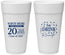 Personalized Class Reunion 24 oz Foam Cups - Class Of 2007 20 Year | 140006
