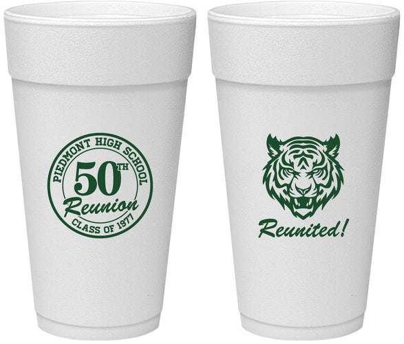 Personalized Class Reunion 24 oz Foam Cups - Class Of 1977 50 Year | 140009