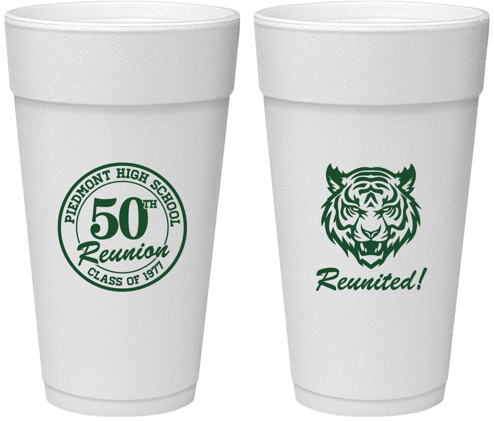Personalized Class Reunion 24 oz Foam Cups - Class Of 1977 50 Year | 140009