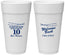 Personalized Class Reunion 24 oz Foam Cups - Class Of 2017 10 Year | 140010