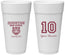 Personalized Class Reunion 24 oz Foam Cups - Class Of 2017 10 Year | 140015