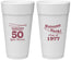 Personalized Class Reunion 24 oz Foam Cups - Class Of 1977 50 Year | 140019