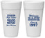 Personalized Class Reunion 24 oz Foam Cups - Class Of 1997 30 Year | 140022