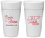 Personalized Wedding 24 oz Foam Cups - Tennessee | 141