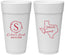 Personalized Wedding 24 oz Foam Cups - Texas | 142