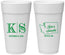 Personalized Wedding 24 oz Foam Cups - Washington | 146
