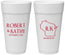 Personalized Wedding 24 oz Foam Cups - Wisconsin | 148