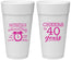 Personalized Retirement 24 oz Foam Cups - Off The Clock | 150000