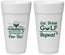 Personalized Retirement 24 oz Foam Cups - Eat Drink Golf Repeat | 150005