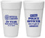 Personalized Retirement 24 oz Foam Cups - Police Officer | 150010