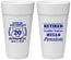 Personalized Retirement 24 oz Foam Cups - Police Officer | 150011