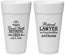 Personalized Retirement 24 oz Foam Cups - Lawyer | 150025