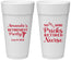 Personalized Retirement 24 oz Foam Cups - Nurse | 150027