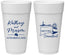 Personalized Wedding 24 oz Foam Cups - Connecticut | 156