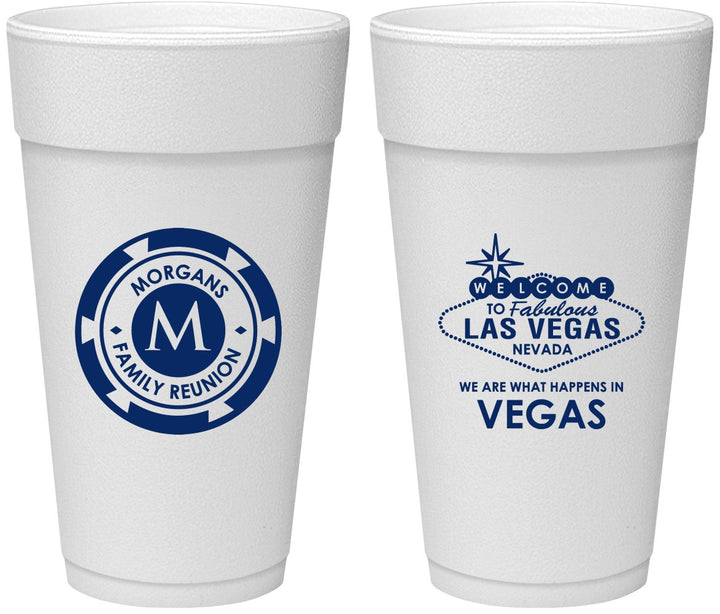 Personalized Family Reunion 24 oz Foam Cups - Las Vegas | 160037