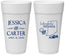 Personalized Wedding 24 oz Foam Cups - Indiana | 163