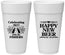 Personalized New Years 24 oz Foam Cups - 2027 Happy New Beer | 170004
