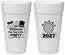 Personalized New Years 24 oz Foam Cups - 2027 Ball | 170005