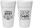 Personalized New Years 24 oz Foam Cups - 2027 Nye Confetti | 170012