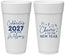 Personalized New Years 24 oz Foam Cups - 2027 Cheers | 170019