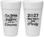 Personalized New Years 24 oz Foam Cups - 2027 Eat Drink Party | 170022