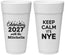 Personalized New Years 24 oz Foam Cups - 2027 Nye | 170025