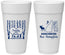 Personalized Wedding 24 oz Foam Cups - New Hampshire | 178