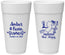 Personalized Wedding 24 oz Foam Cups - New Jersey | 179