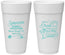 Personalized Family Vacation 24 oz Foam Cups - Beach Toes In The Sand | 180000