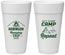 Personalized Family Vacation 24 oz Foam Cups - Eat Sleep Camp Repeat | 180014