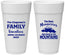 Personalized Family Vacation 24 oz Foam Cups - Mountains | 180021