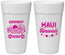 Personalized Family Vacation 24 oz Foam Cups - Hawaii | 180040