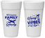 Personalized Family Vacation 24 oz Foam Cups - Life Is Good At The Beach | 180058
