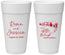 Personalized Wedding 24 oz Foam Cups - North Carolina | 182