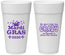 Personalized Mardi Gras 24 oz Foam Cups - Fleur De Lis | 190009