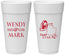 Personalized Wedding 24 oz Foam Cups - Utah | 193