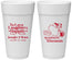 Personalized Wedding 24 oz Foam Cups - Wisconsin | 198