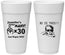 Personalized Birthday 24 oz Foam Cups - 30th | 20000