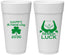 Personalized St Patricks Day 24 oz Foam Cups - Clover Irish | 200008